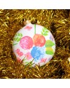 Bombka medalion 10 cm dekor dedykacja prezent napis