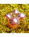 Bombki 6cm/4szt mix dekor szklane choinkowe zestaw