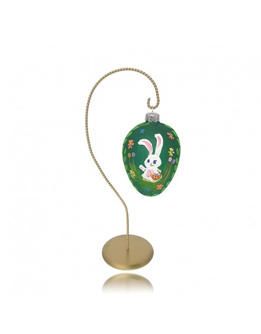 Stojak złoty do bombek, form, jajo Faberge