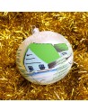 Bombka 12cm/1szt dekor z dedykacją imieniem święta