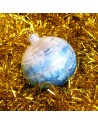 Bombka 8cm/1szt dekor pełen dookoła LUX szklana