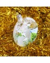 Bombka medalion 10 cm dekor przezroczysta pejzaż