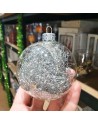 Bombki 8cm/3szt mix dekor szklane choinkowe zestaw
