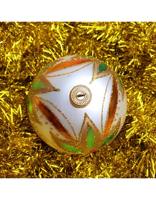 Bombka 12cm/1szt dekor pełen dookoła LUX duża